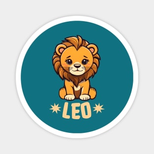 Leo Zodiac Sign Magnet